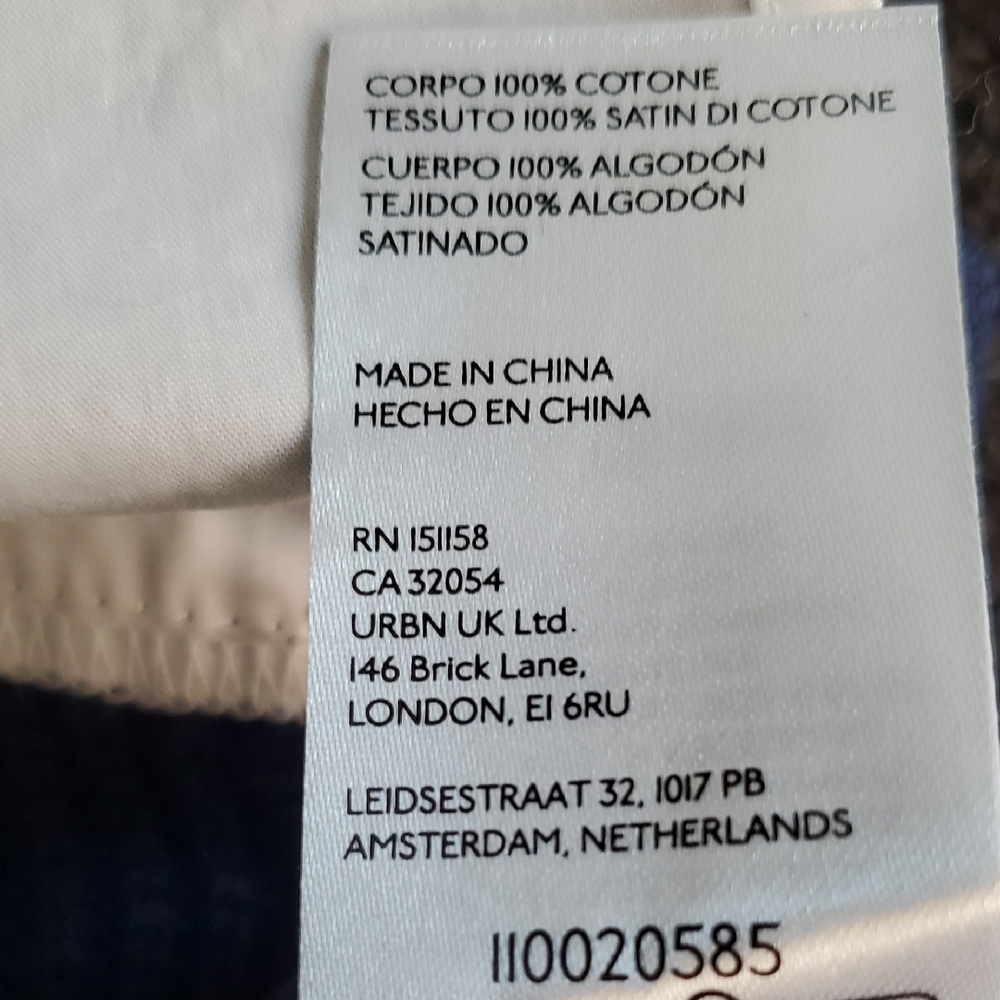Maeve Navy and Light Blue Sweater with White Collar Shirt - Picture 12 of 14
